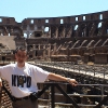 Cosmin in Collosseumul din Roma 2004